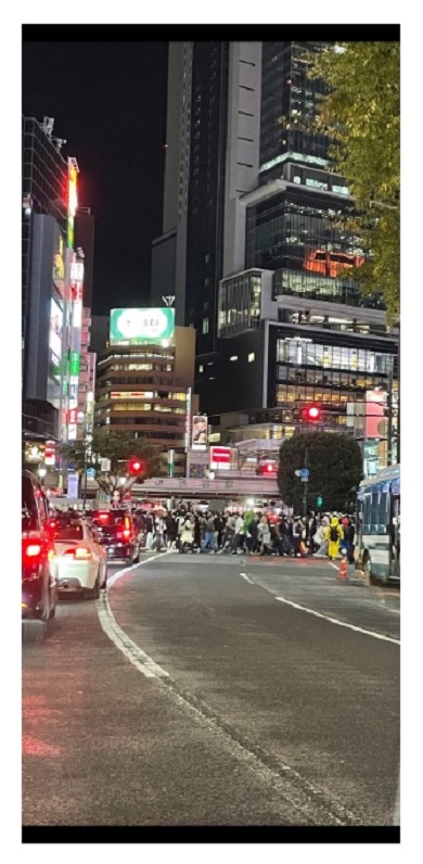 渋谷ハロウィーンに集まった人々