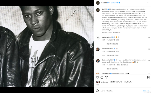 「レッド・ホット・チリペッパーズ」「デッド・ケネディーズ」ドラマーを追悼するベーシスト・フリー