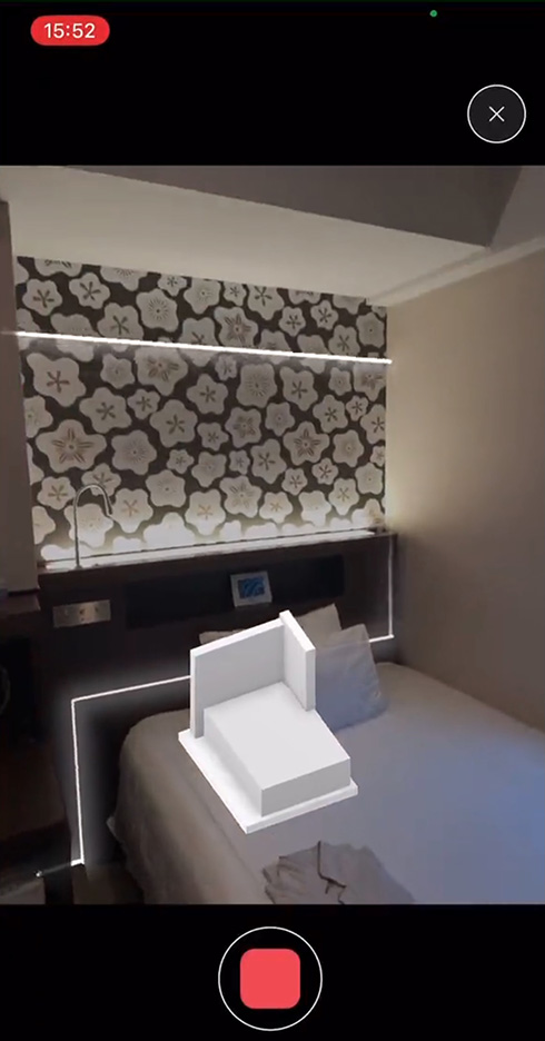 iPhoneに実は搭載されている3Dスキャン機能　数分でホテルの一室を3Dデータ化する動画が「すご」「不動産屋が大喜び」と話題に