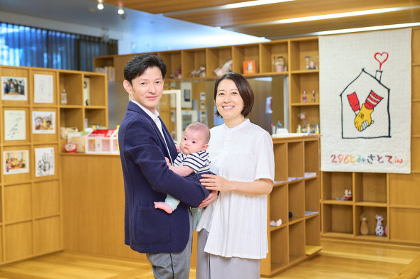 ドナルド・マクドナルド・ハウスを利用した越智さんご家族