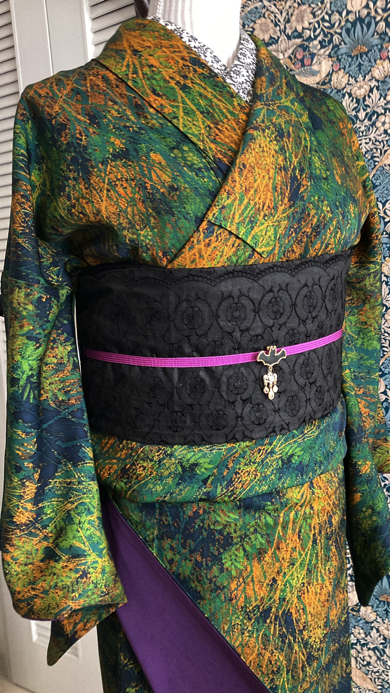 コウモリ結びの帯が素敵