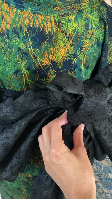 コウモリ結びの帯が素敵