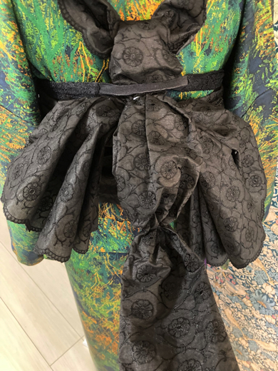 コウモリ結びの帯が素敵