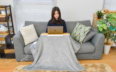 サンコー 天板角度自在こたつ こたむき 小型 折りたたみ 収納 ひとり用