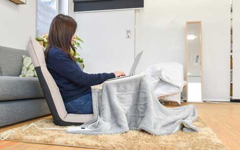 サンコー 天板角度自在こたつ こたむき 小型 折りたたみ 収納 ひとり用