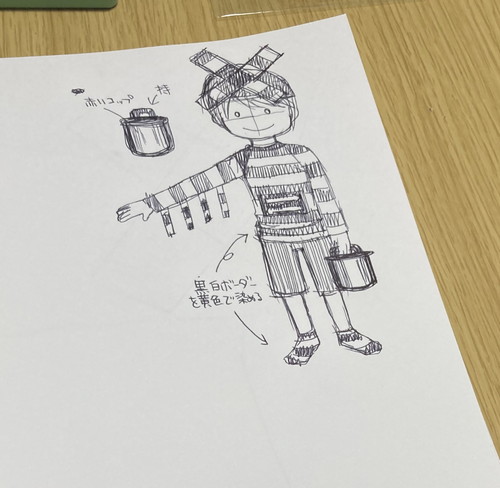 踏切のコスプレ