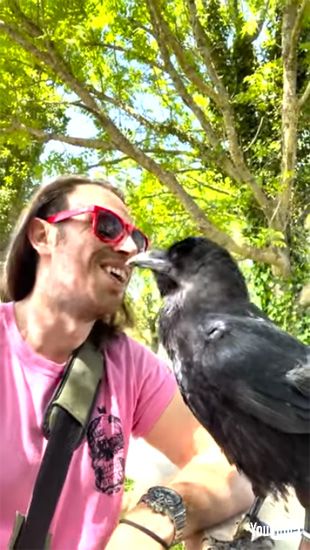 自慢気な飼い主さん