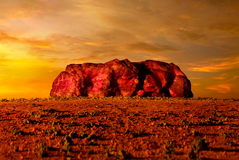 総額150万円の宮崎牛を使って世界遺産を再現　総計110.7キロのフードアート動画「世界遺産 by 宮崎牛」を公開