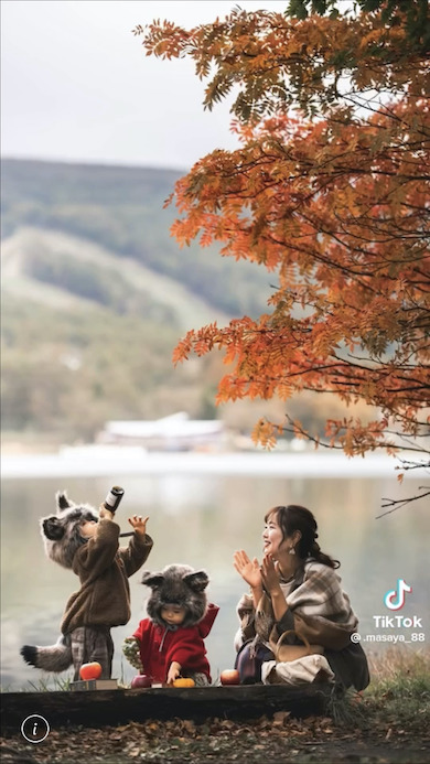 森のパーティーの写真