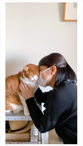 松居直美の愛猫・ハナちゃん