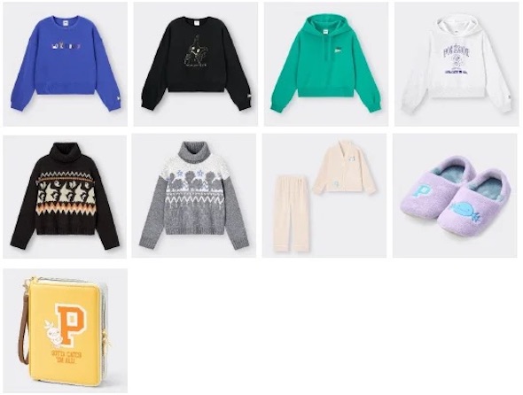 GUポケモンコラボのレディース服一覧の写真