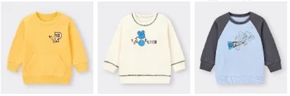 GUポケモンコラボのベビー服の写真