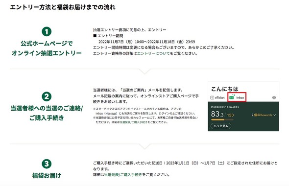 スターバックス ラッキーバッグ