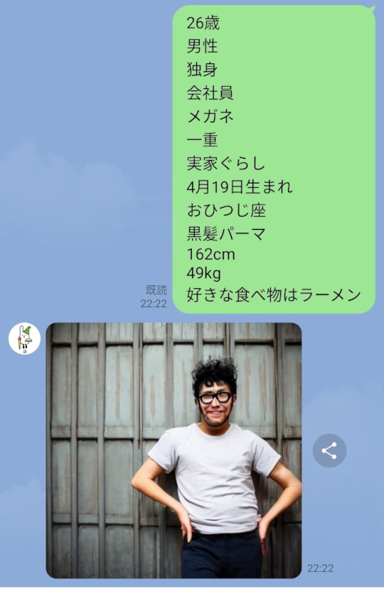 AIに自分を描かせてみた