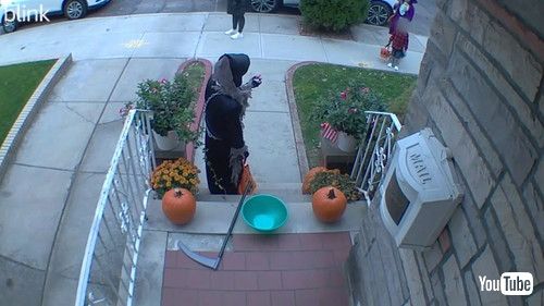 「Kid Refills Halloween Candy Bowl From His Own Bag || ViralHog」