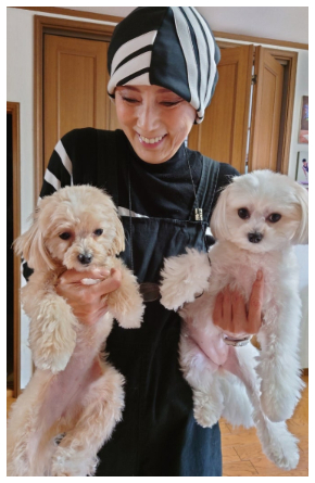 食道がんで闘病中の秋野暢子と愛犬