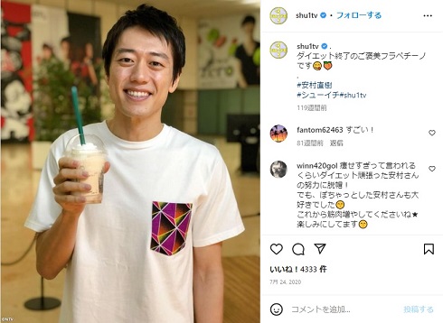 ダイエット成功当時の安村直樹