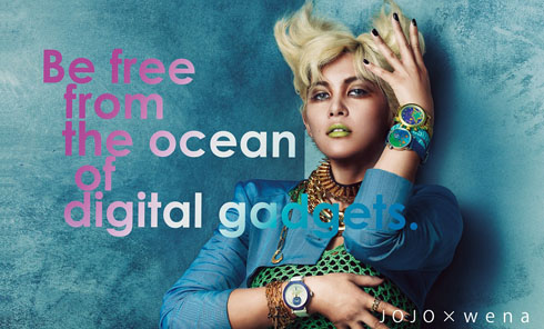 「wena 3」「ジョジョの奇妙な冒険」第6部「ストーンオーシャン」コラボモデル　ラインアップは空条徐倫、空条承太郎、エンリコ・プッチの3エディション