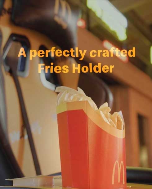 UK マクドナルド ポテトホルダー付き ゲーミングチェア McCrispy