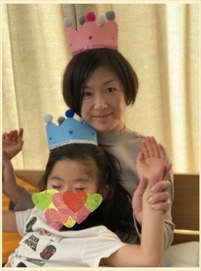 加藤貴子と長男・サクくんの親子ショット