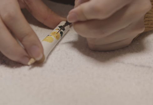 京阪電車ろうそく