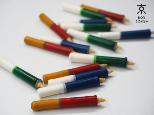 京阪電車ろうそく