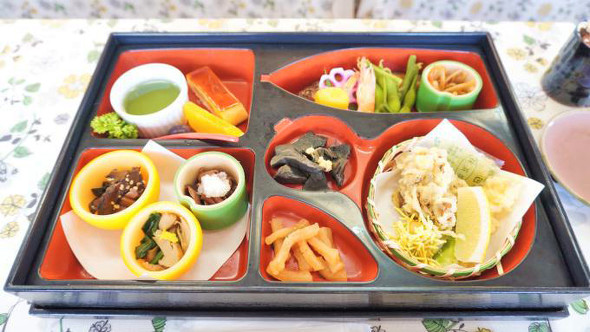 きのこ列車の料理