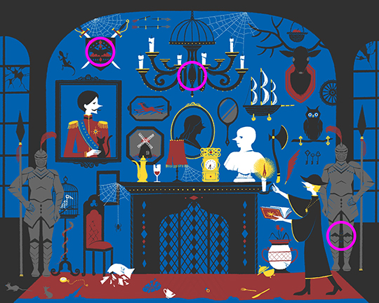 この中に「青い鳥」が隠れています　見つかると幸せに……？　ファンタジーな隠し絵クイズに挑戦しよう【森の中の少女篇】