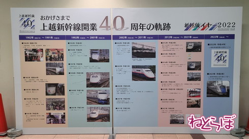 上越新幹線開業40周年記念イベント