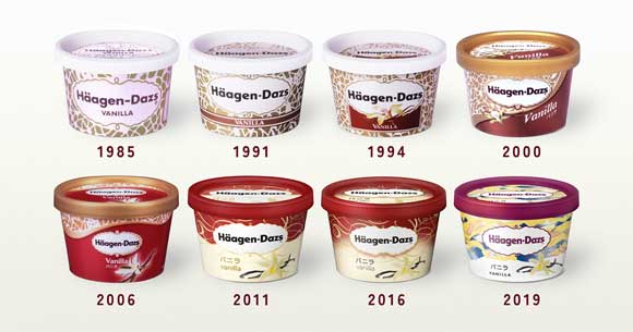 ハーゲンダッツ ミュージアム パッケージ 図鑑