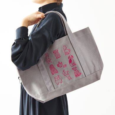 網中いづるさんイラストのオリジナルバッグ