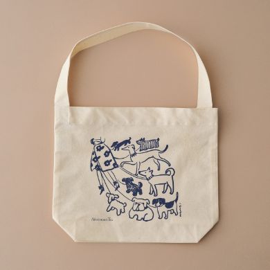 網中いづるさんイラストのワンハンドルトートバッグ