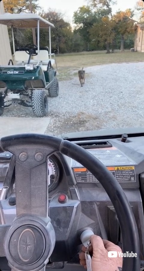 キーを回す撮影者