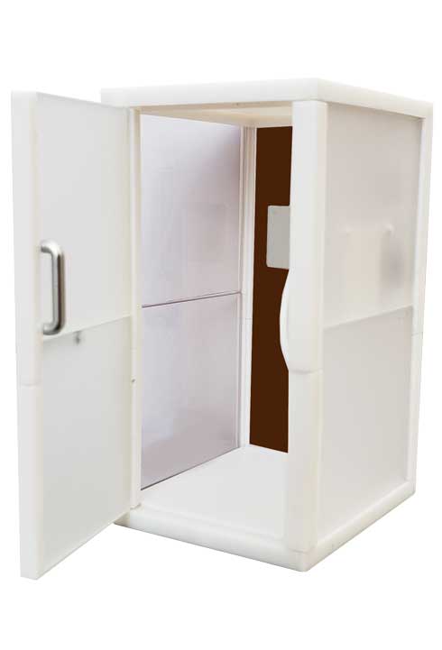 カプセルトイ 1/24 シャワールーム 仕事猫 フィギュア