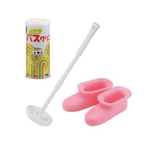 昭和のおふろグッズがミニチュアフィギュアに　レトロポップなカプセルトイ「おふろの想い出 ミニチュアコレクション」