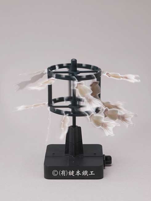 カプセルトイ 天日いか乾燥機 鍵本鐵工 長崎県 対馬