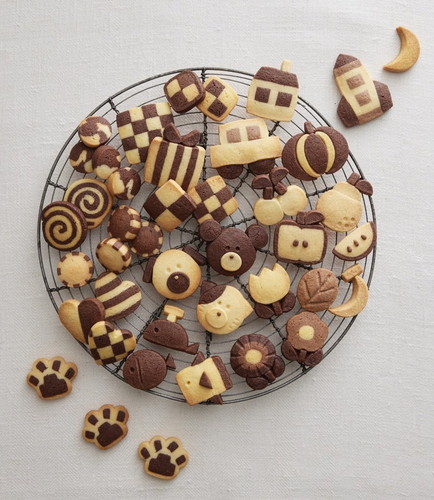 焼く前のわんにゃんクッキー