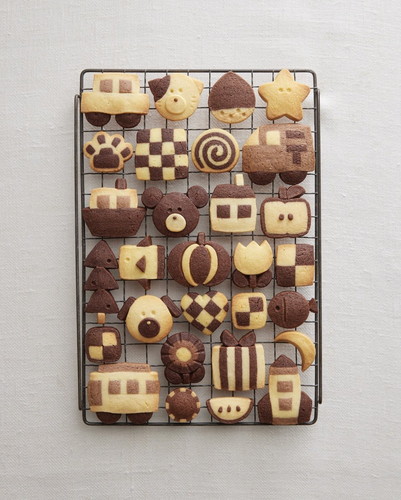 焼く前のわんにゃんクッキー