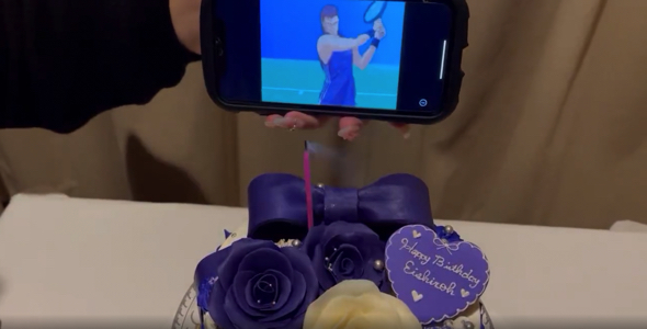 煙の風向きも完璧