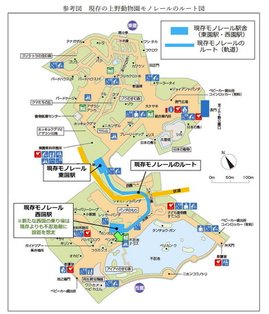 モノレールのルート