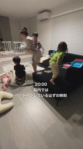 夜の育児は大変