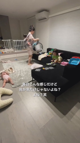 夜の育児は大変