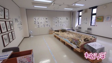 第二会場には「木次線スイッチバックのジオラマ」！