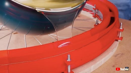 自転車 LED タイヤ 光る