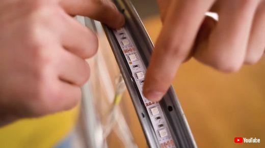 自転車 LED タイヤ 光る