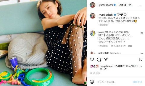 息子が3歳の頃に撮った安達祐実