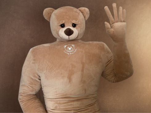 人間頭身テディベア