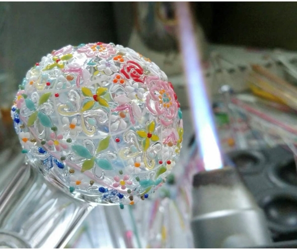 制作途中の作品の画像