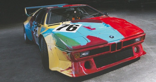 BMW M1 アートカー アンディ・ウォーホル イタリア 環境活動家
