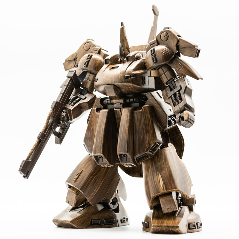 ガンプラを木目調で塗装 → 木工品と見間違うクオリティーに称賛　水星の魔女ならぬ木製の……ってこと？